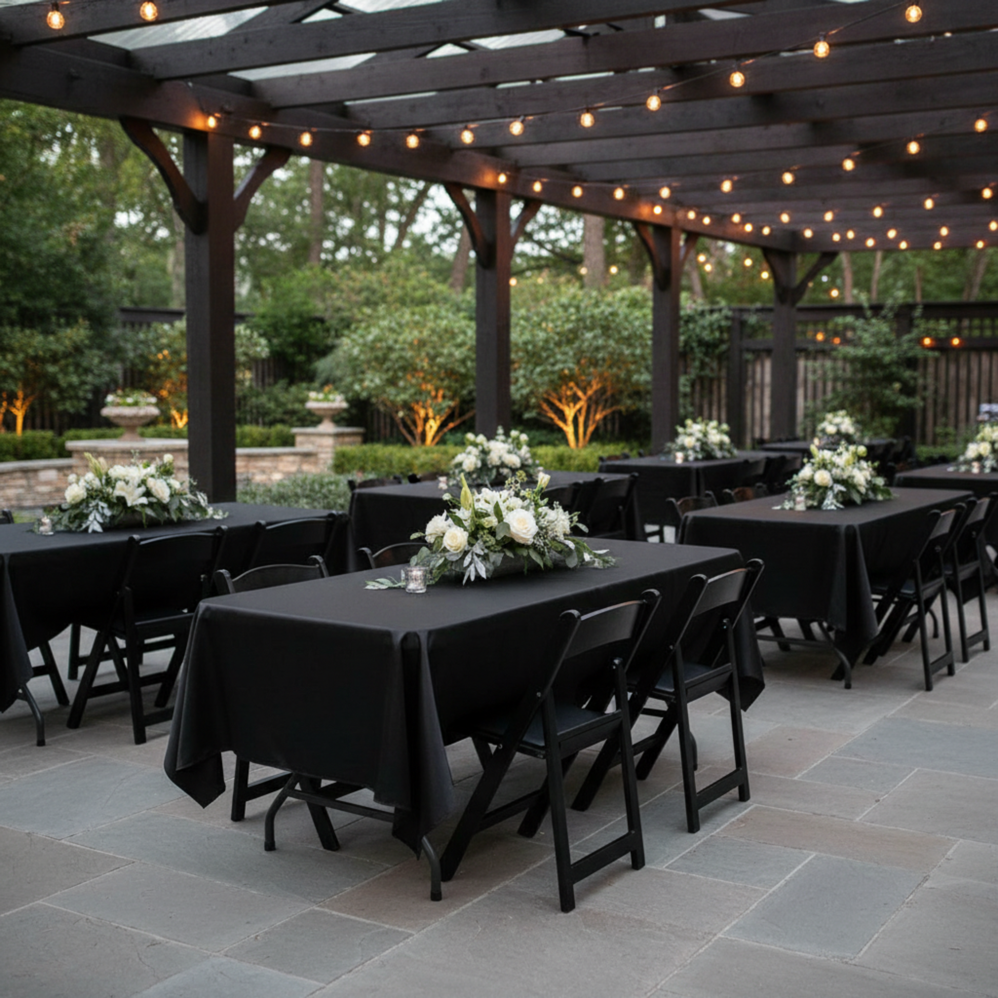 Indoor-Outdoor Funeral 