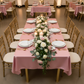 Top View Short Tablecloth