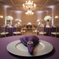 Indoor Reception – Eggplant Plum Premium Polyester Napkin