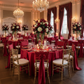 Indoor Red Satin Event
