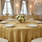 Indoor Wedding - Gold Sequin Embroidery Taffeta
