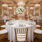 Indoor Wedding Reception – Black French Toile Napkin