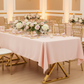 Indoor Wedding Reception Gold Legs