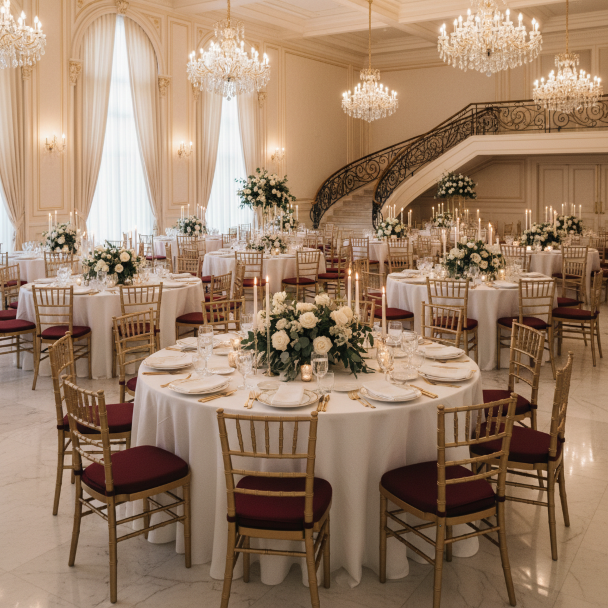 Indoor Wedding Reception