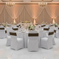 Indoor Wedding Reception – Chocolate Brown Spandex Chair Band
