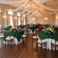 Indoor Wedding Reception 85x85 Square Velvet Tablecloth Table Overlay Emerald Green