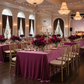 Indoor Wedding Reception - Mulberry Velvet