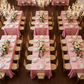 Indoor Wedding Reception Top View 5 Chairs