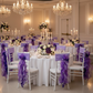 Indoor Wedding Reception - Purple Curly Willow Sash