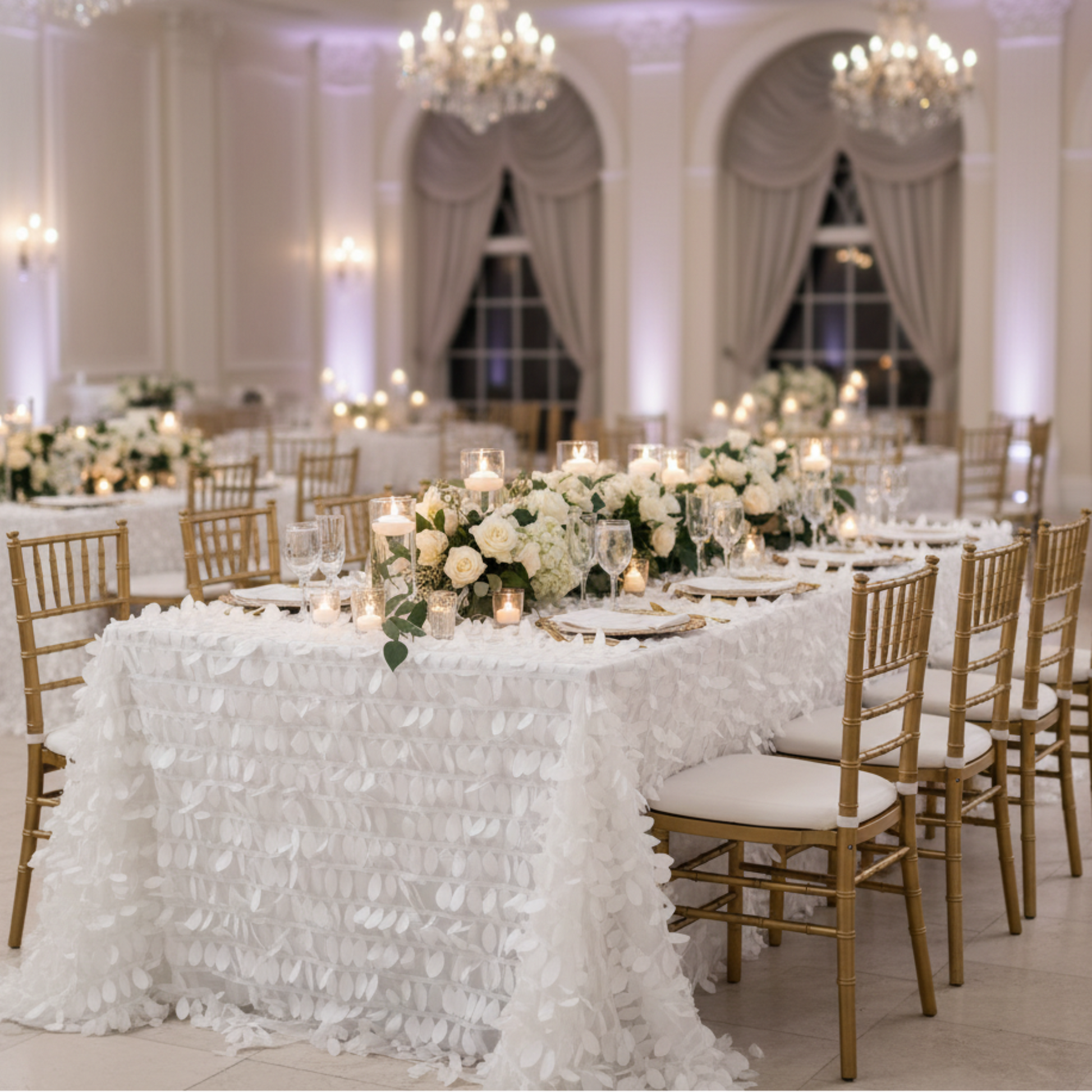 Indoor Wedding Reception Side View