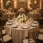 Ivory Flower Sequin Tablecloth – Indoor Gala