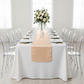 Lamour Satin Table Runner - Champagne.