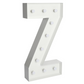 Large 4ft Tall LED Marquee Letter - Z