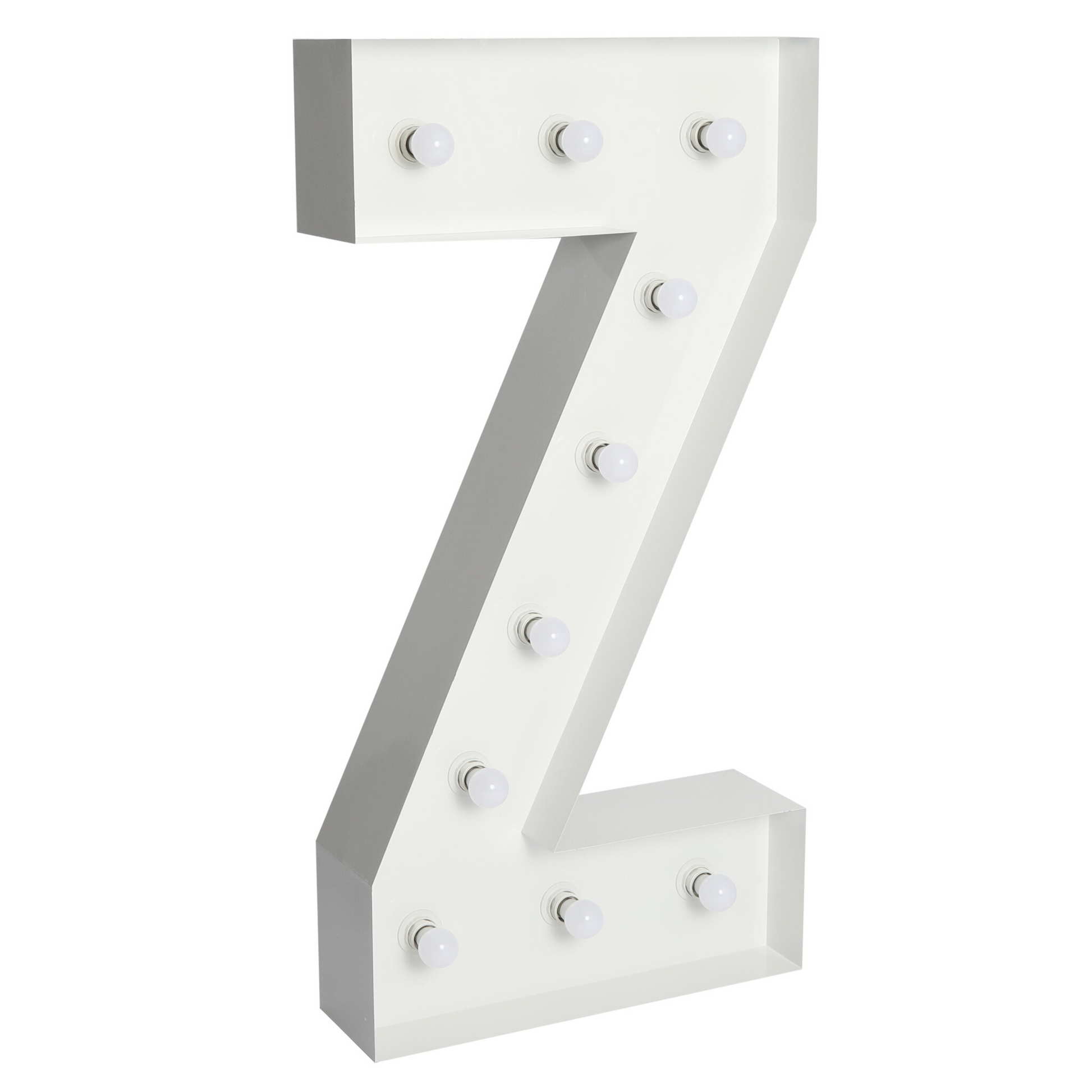 Large 4ft Tall LED Marquee Letter - Z