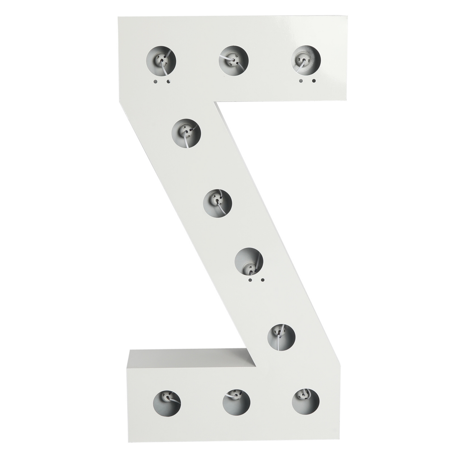 Large 4ft Tall LED Marquee Letter - Z