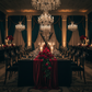 16 Branches Black Metal Candelabra Centerpiece.