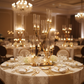 16 Branches Gold Metal Candelabra Centerpiece.
