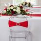Buckle Spandex Stretch Chair Band - Red