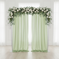 Chiffon Curtain Drape 12ft H x 58" W Panel - Sage Green.