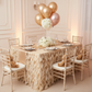 Curly Willow 17ft Table Skirt - Champagne.