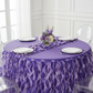 Curly Willow 17ft Table Skirt - Purple.