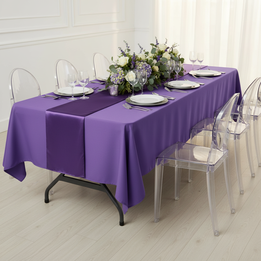 Economy Polyester Tablecloth 60