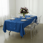 Economy Polyester Tablecloth 60"x120" Rectangular - Royal Blue