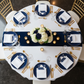 Economy Polyester Tablecloth 90" Round - White.