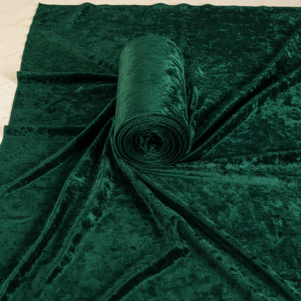 Emerald Green Velvet Fabric Roll Size: 10 Yards | Wedding | Event | Wholesale by CV Linens Emerald Green Velvet Fabric Roll Size: 10 Yards | Wedding | Event | Wholesale by CV Linens
