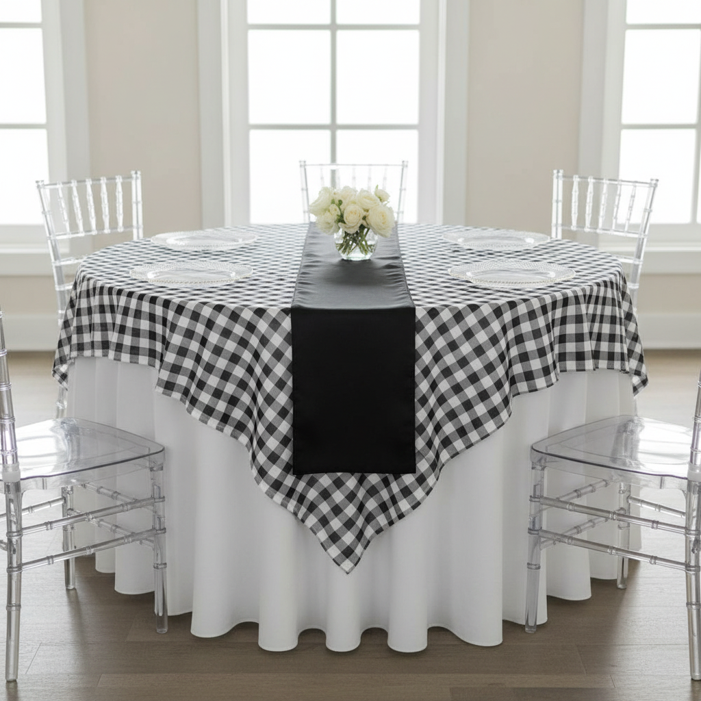 Gingham Checkered Square 70
