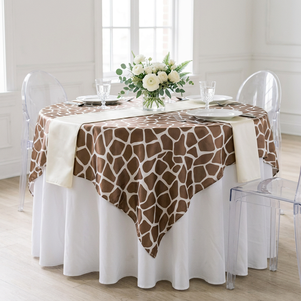 Giraffe Animal Print Square 72
