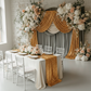 Glitz Sequin 10ft H x 112" W Drape/Backdrop panel - Gold.