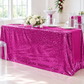 Glitz Sequin 90"x132" Rectangular Tablecloth - Fuchsia.