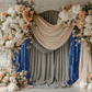Glitz Sequin Mesh Net 12ft H x 52" W Drape/Backdrop Panel - Royal Blue.