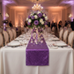 Glitz Sequin Table Runner - Purple in Indoor Reception.