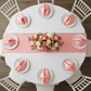 Lamour Satin Napkin 20"x20" - Coral.