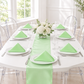 Lamour Satin Napkin 20"x20" - Mint Green.