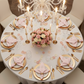 Lamour Satin Napkin 20"x20" - Pastel Pink in Dining Reception.