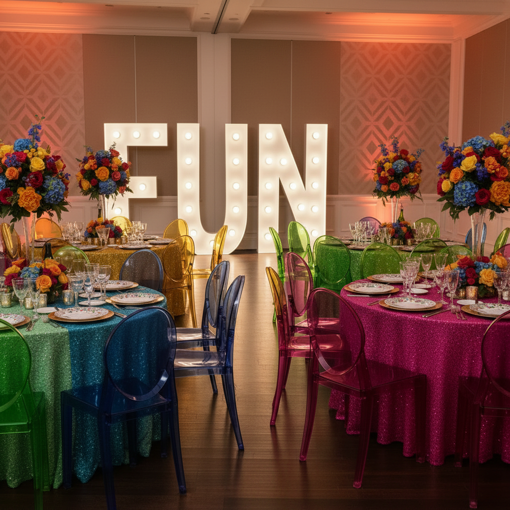 Large 4ft Tall LED Marquee Letter - U.