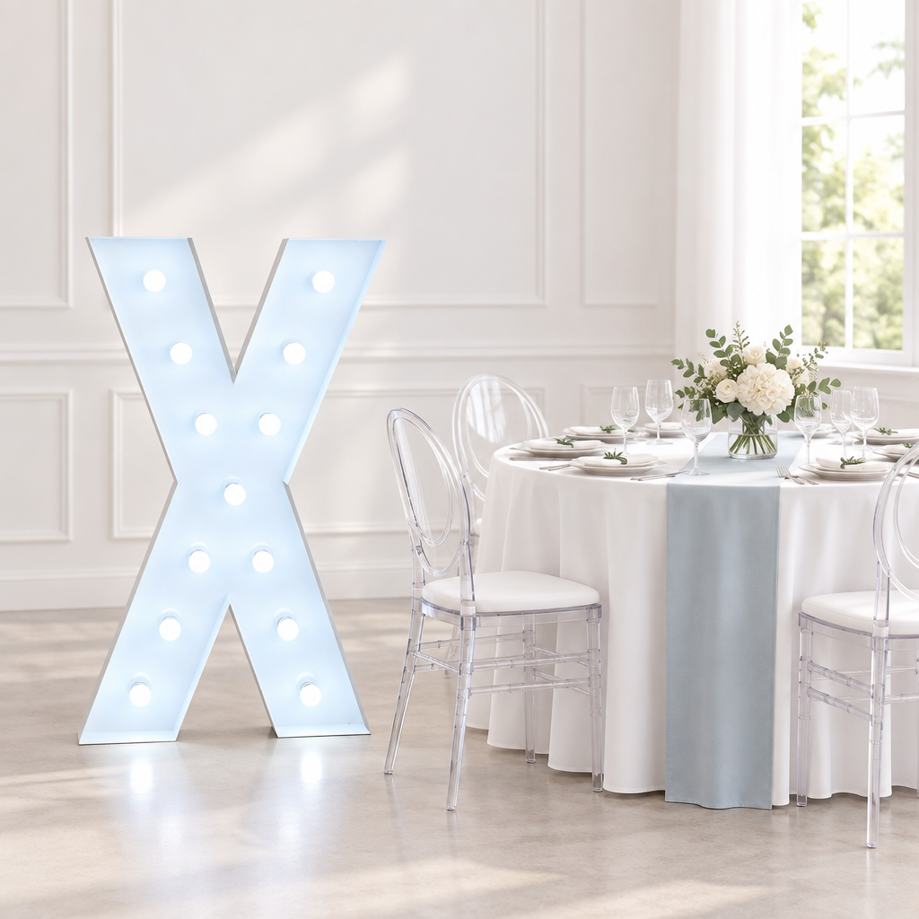 Large 4ft Tall LED Marquee Letter - X.