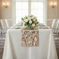 Large Payette Sequin Table Runner - Champagne.