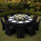 LIFETIME folding chair Cover - Black in Outdoor Reception.