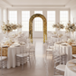 Payette Sequin Open Center Arch Cover - Gold.