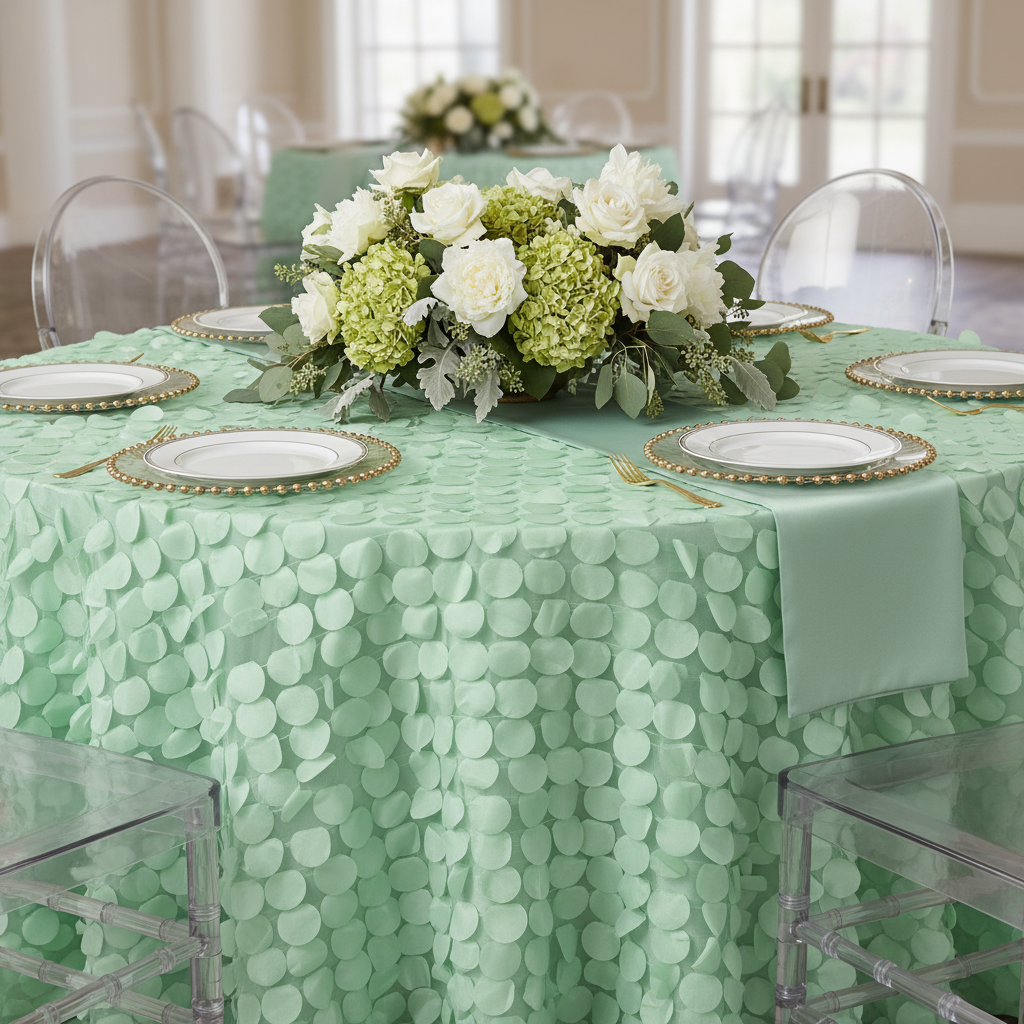 Petal Circle Taffeta Round 120