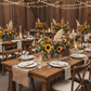 Plain Round 13" Charger Plates - Rustic.
