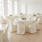 Polyester Folding Chair Cover - Light Ivory/Off White.