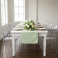 Polyester Table Runner - Sage Green.