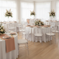 Premium Polyester Napkin 20"x20" - Latte Rose.