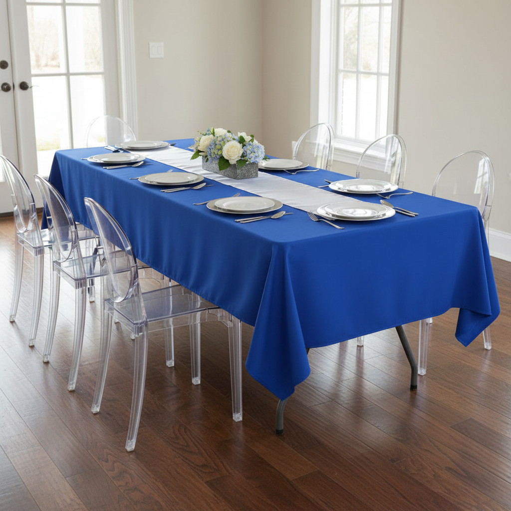 Rectangular Premium Polyester Tablecloth 60