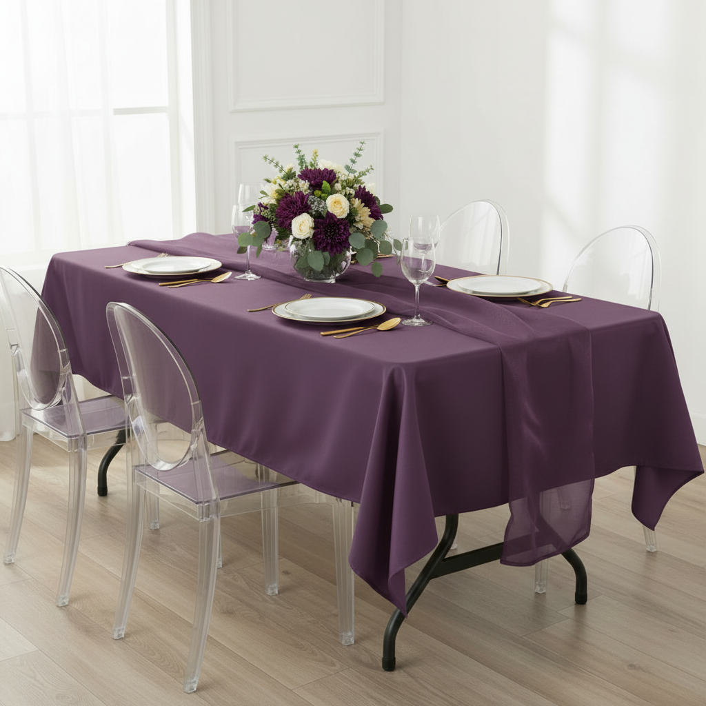 Satin Rectangular 60